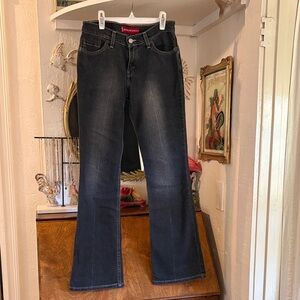 Levi’s Superlow Stretch Black Flared Jeans